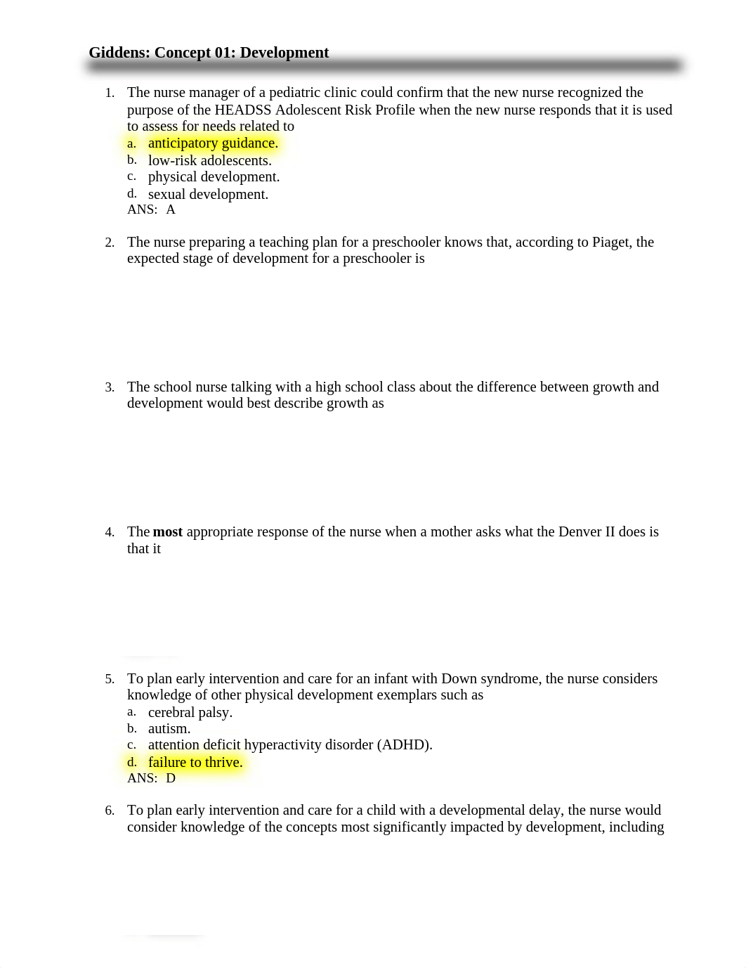 NUR1023 exam 1 study guide.docx_d1oexbzcn1q_page1