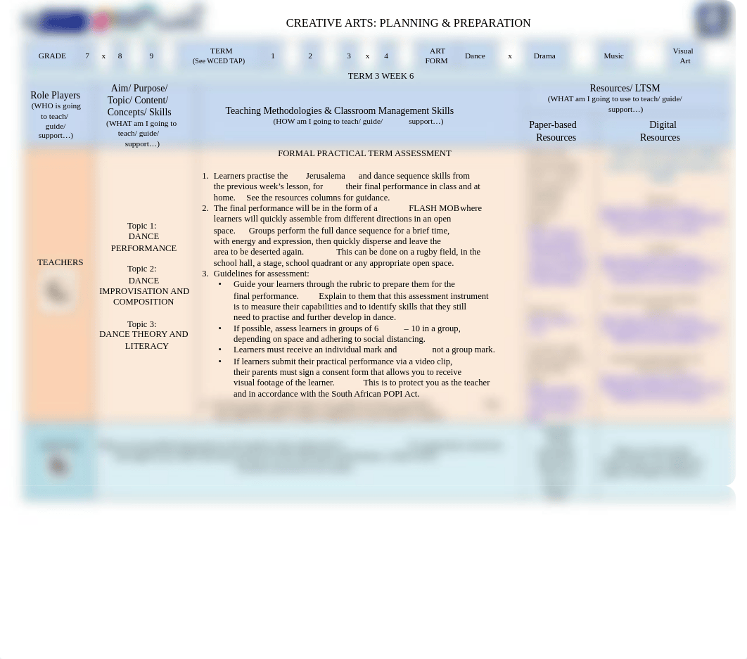 Lesson Plan Gr.7 Creative Arts Dance T3 W6.pdf_d1om97curjo_page1