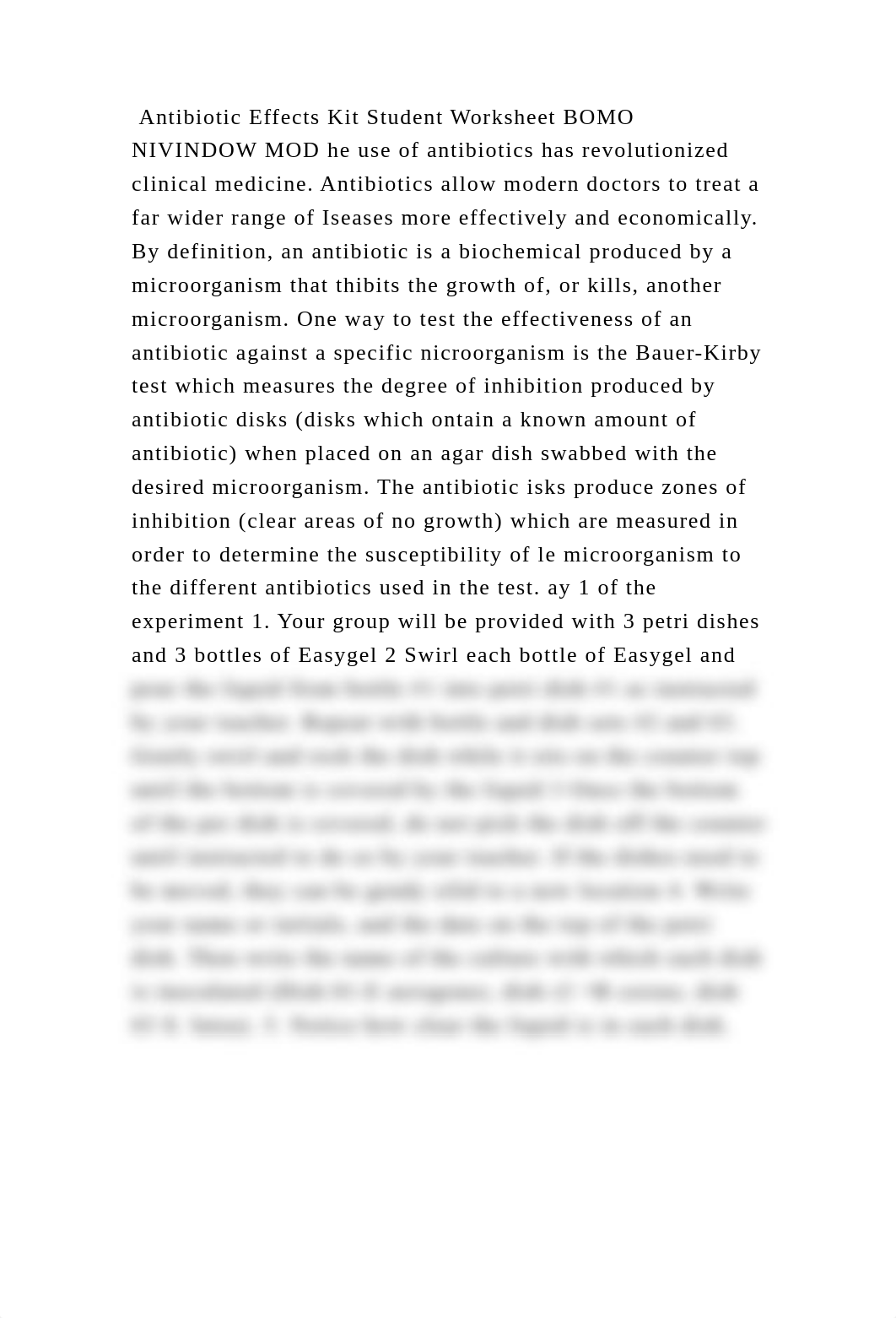 Antibiotic Effects Kit Student Worksheet BOMO NIVINDOW MOD he use of .docx_d1on2dynny7_page2