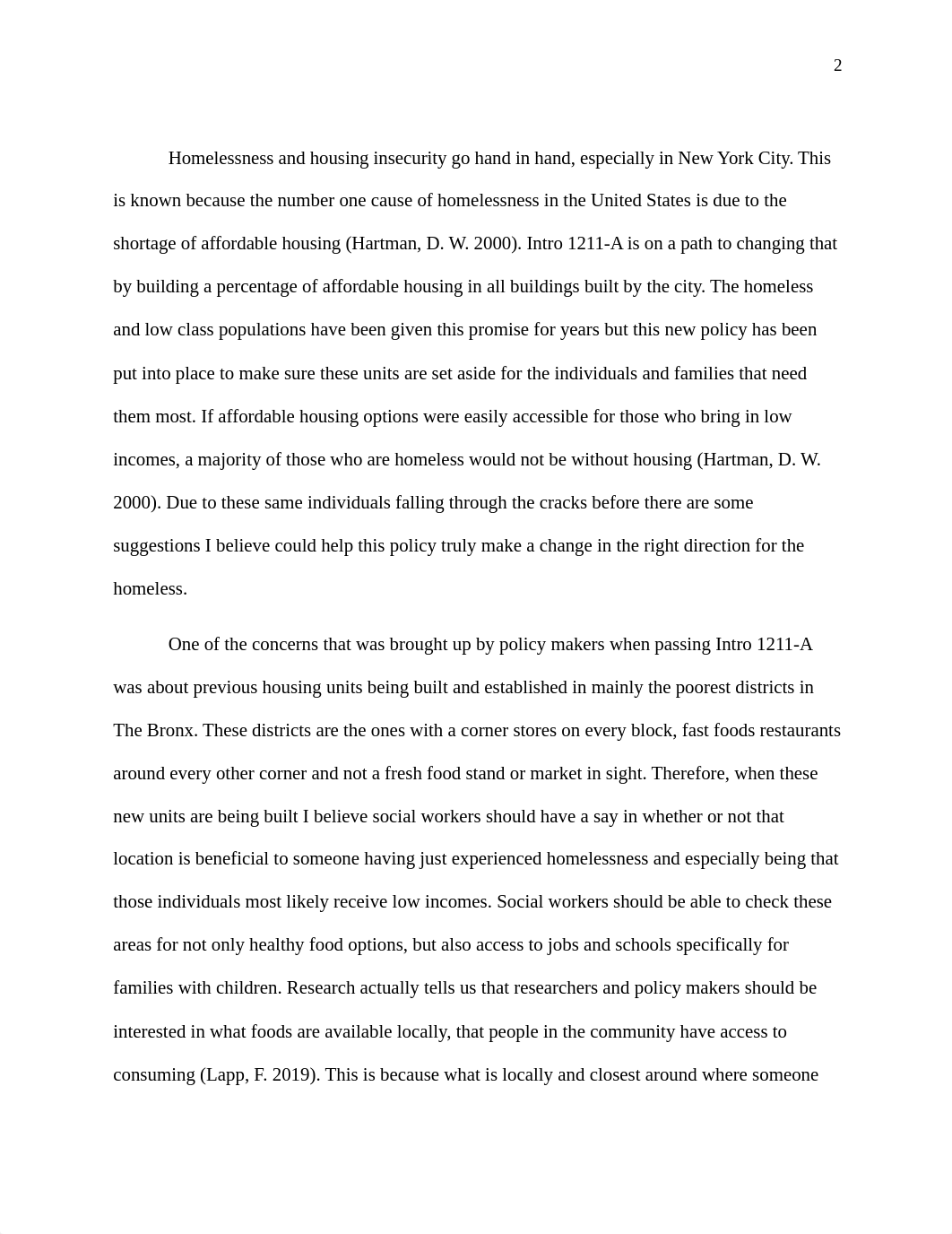 Policy Analysis- Homeless and Housing Insecurity .docx_d1ot6hob6k3_page2