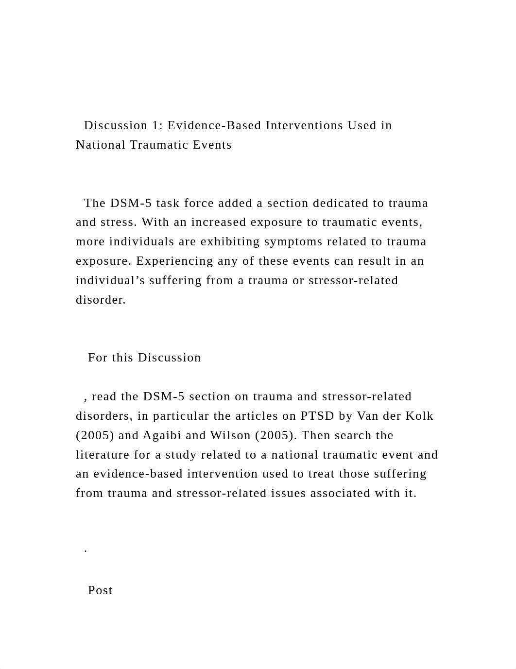 Discussion 1 Evidence-Based Interventions Used in National Tra.docx_d1p2gc379y4_page2