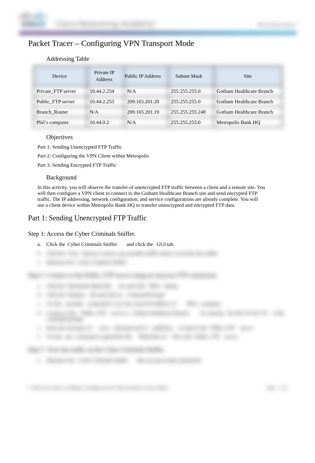 4.3.3.3 Packet Tracer - Answers.docx_d1p5ulezf4l_page1