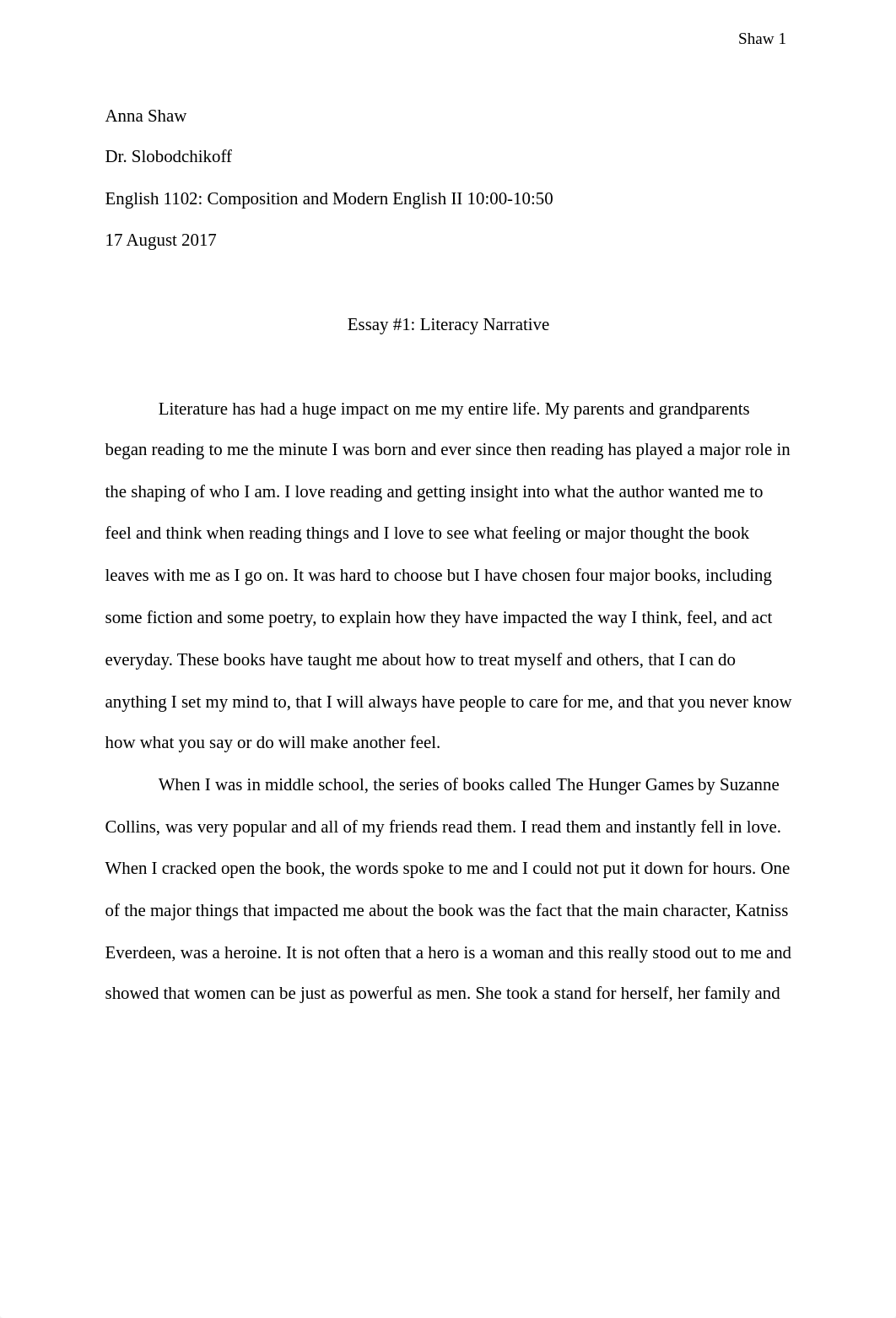 Essay #1 Literacy Narrative.pdf_d1pt55mngee_page1