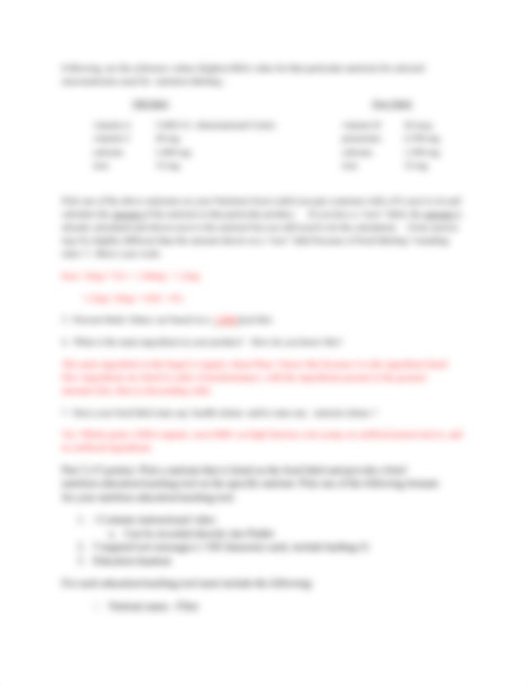 NUT 3205 Food Label Worksheet.pdf_d1ptmz9gksg_page2