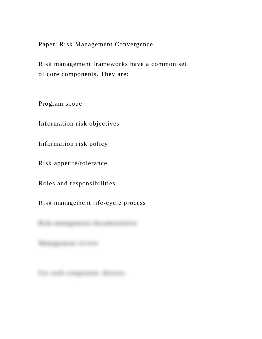 Paper Risk Management Convergence Risk management frameworks ha.docx_d1pvvqdyt8l_page2