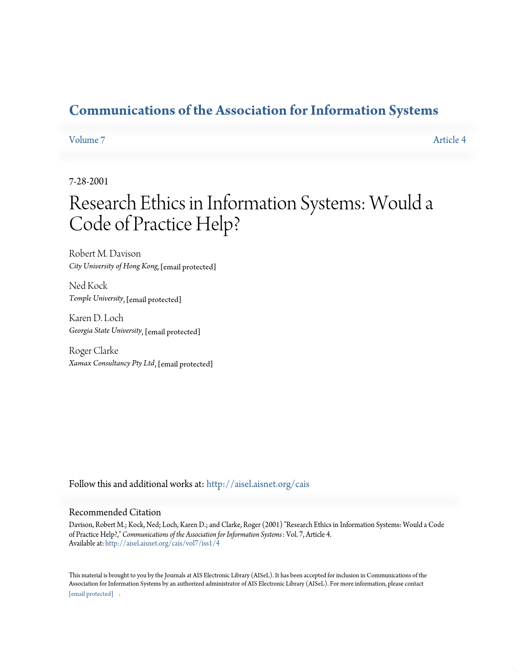 Research Ethics in Information Systems- Would a Code of Practice.pdf_d1pyd5o6mjb_page1