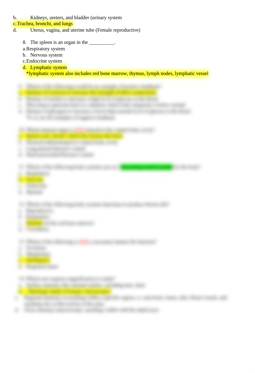 Exam 1 Review - ANSWERS - Intro, Chem. Cell-1 (1).docx_d1q2z9ly7du_page2