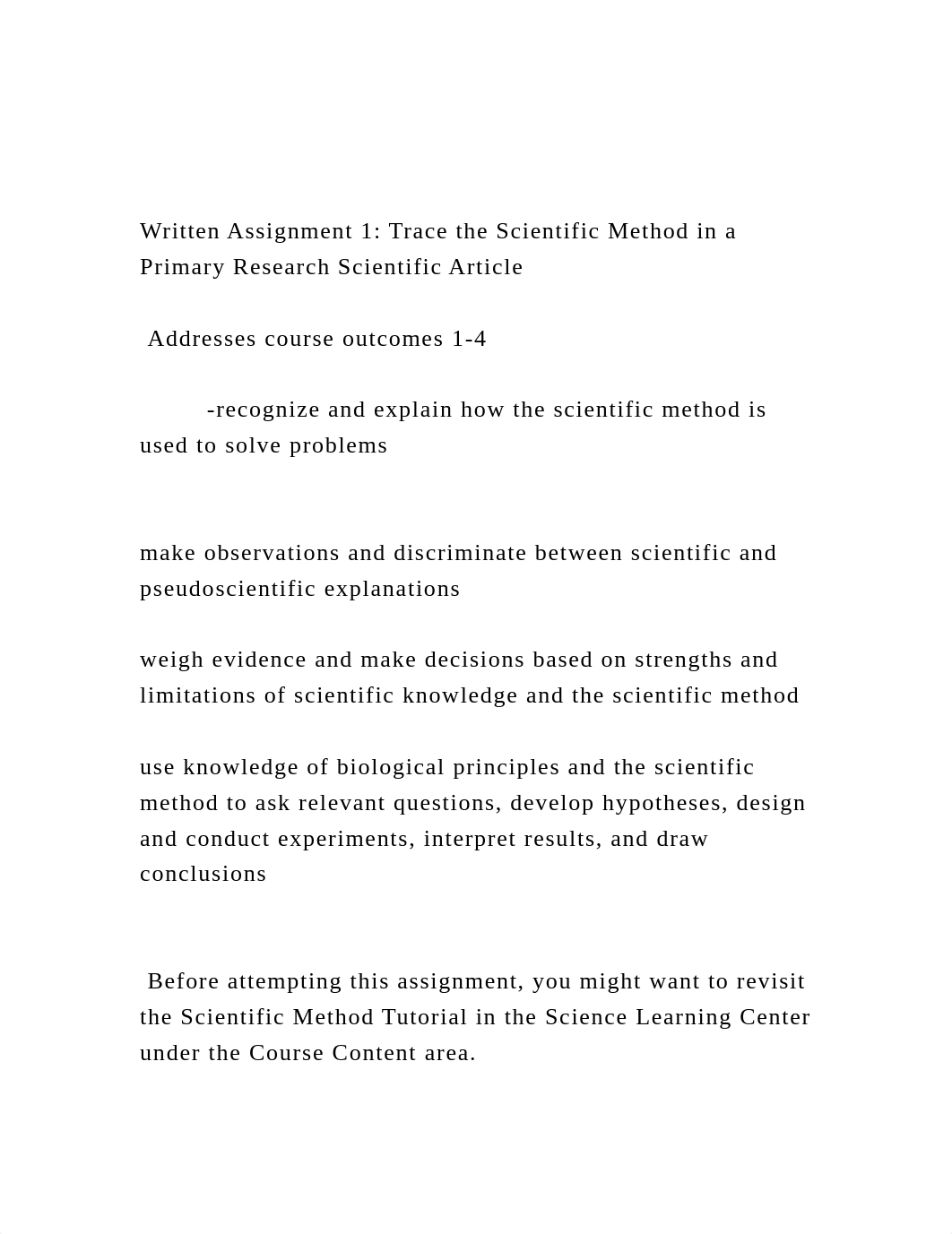 Written Assignment 1 Trace the Scientific Method in a Primary R.docx_d1q71yyi0q7_page2