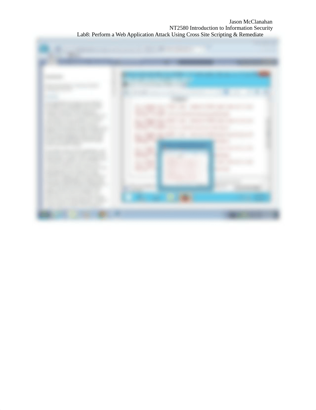 NT 2580 Lab 8 Perform a Web Application Attack Using Cross Site Scripting & Remediate_d1qa3f4su69_page3