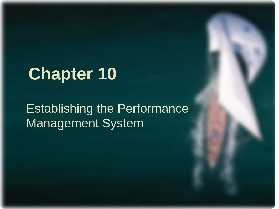 Chapter 10 Establishing the Performance Management System_d1qa8jki0zt_page1