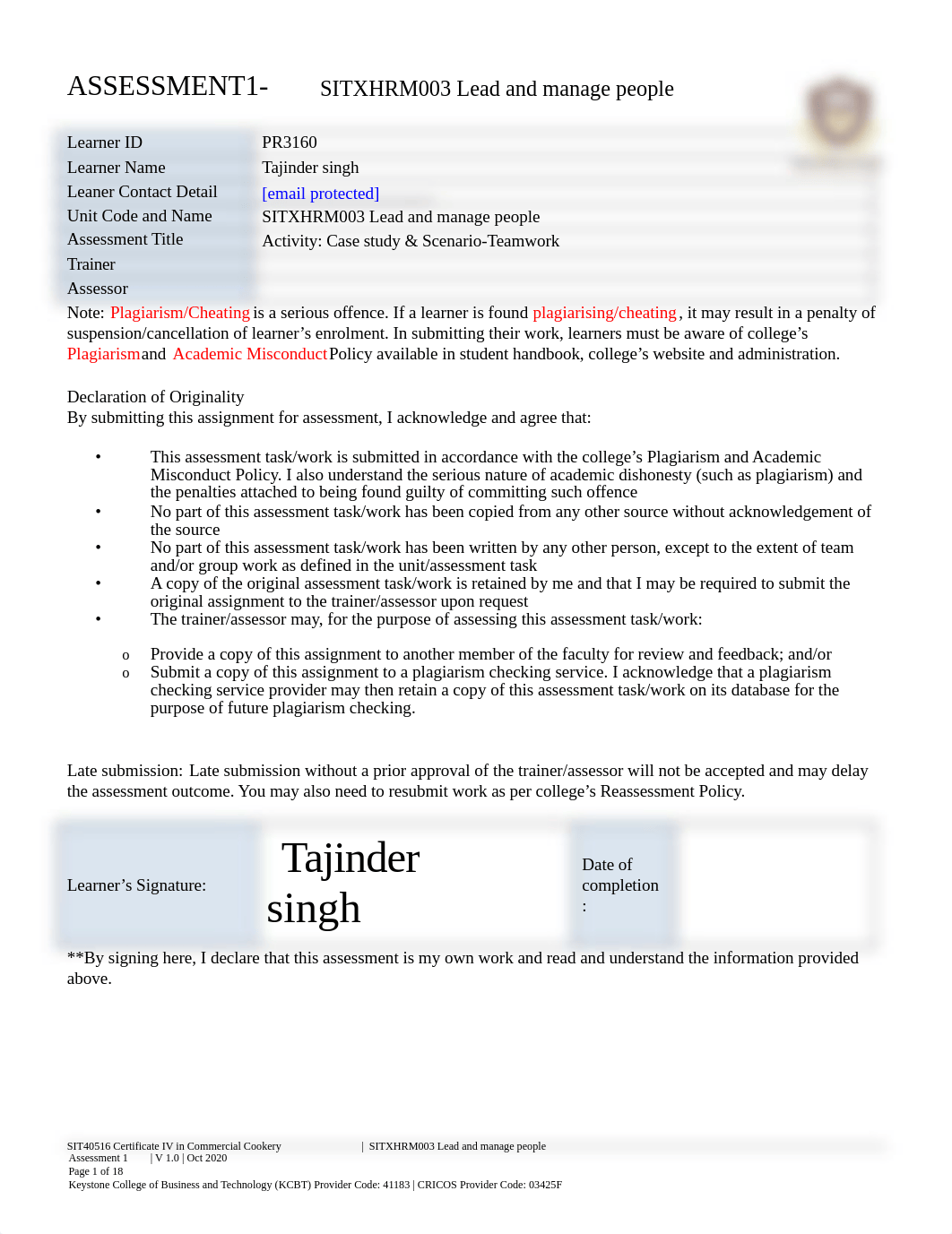 A1 Learner Name (Learner ID) SITXHRM003.docx_d1qozmmjtoz_page1