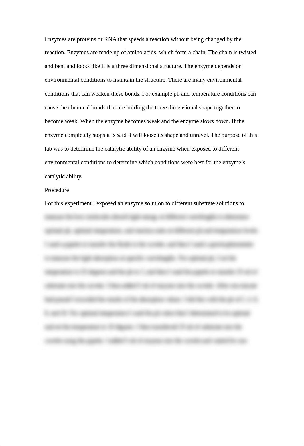 Biology I Enzymes Exposed to PH and Temperature Conditions Lab Report_d1qv4ldqpip_page2