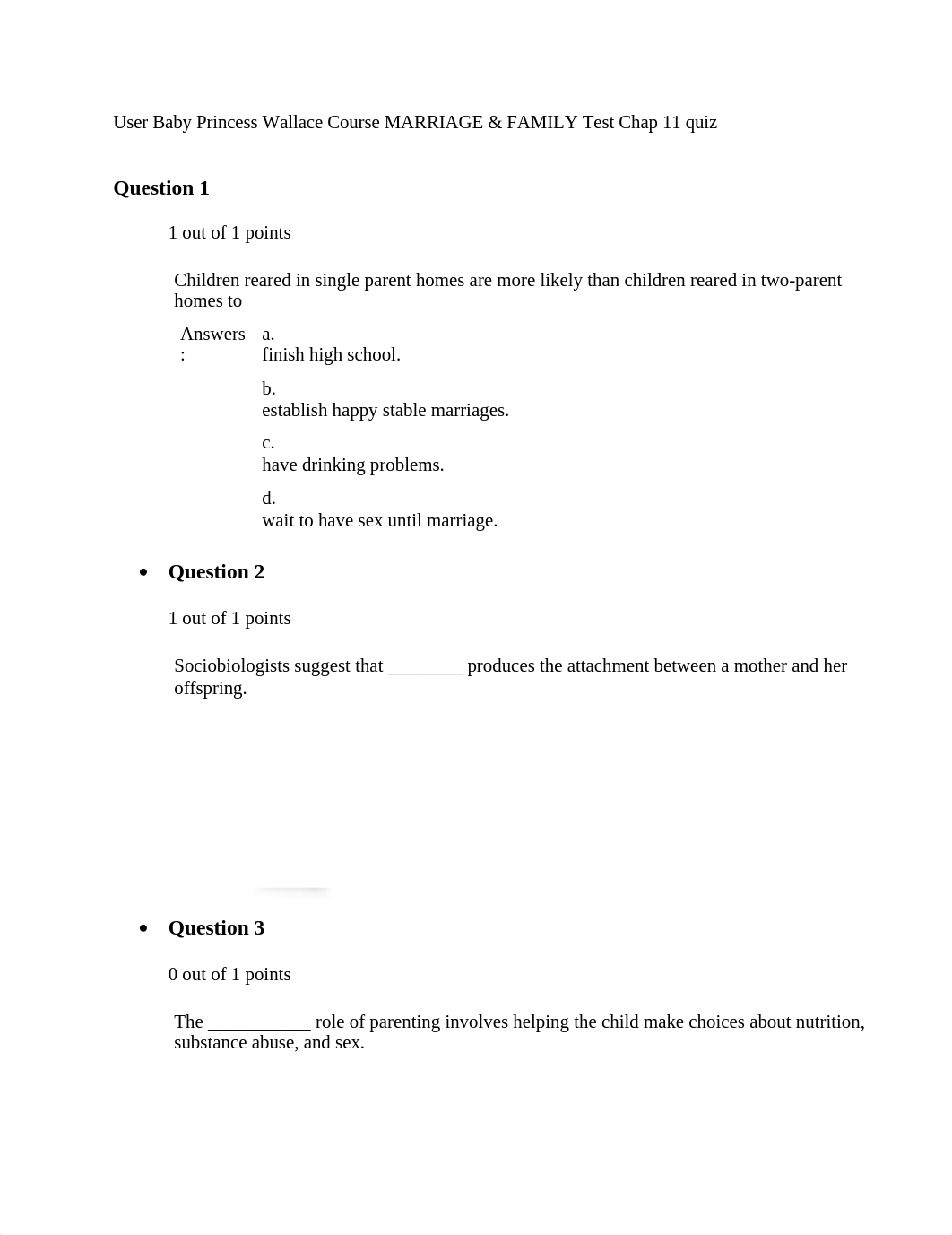 SOCI 2301 MARRIAGE AND FAMILY CHAPTER 11 QUIZ_d1qw3widhcx_page1