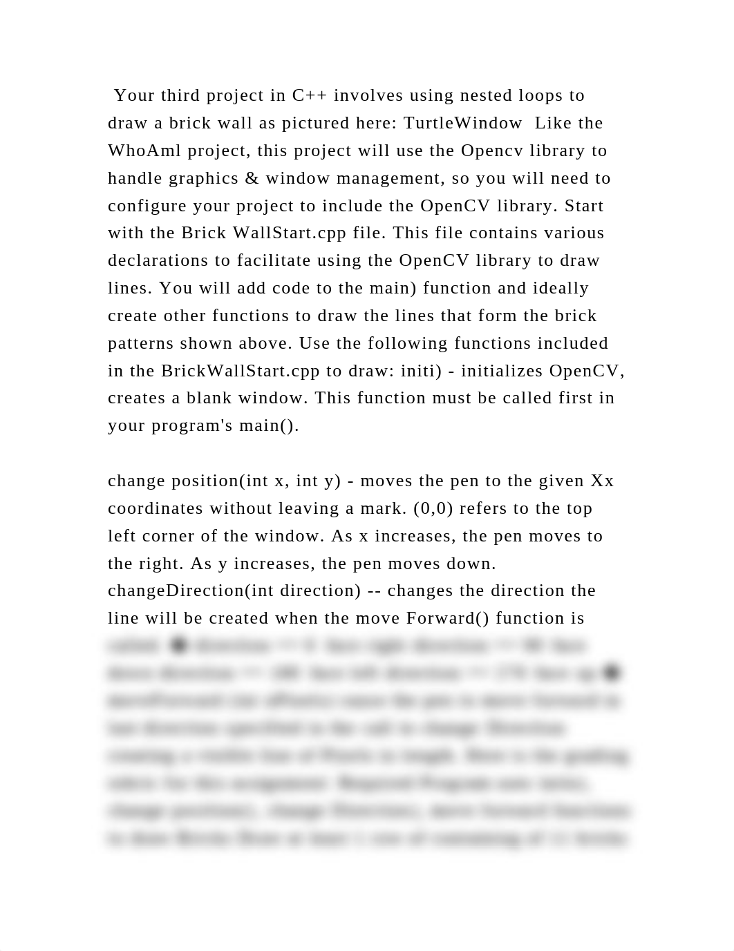 Your third project in C++ involves using nested loops to draw a brick.docx_d1qyfvkirys_page2