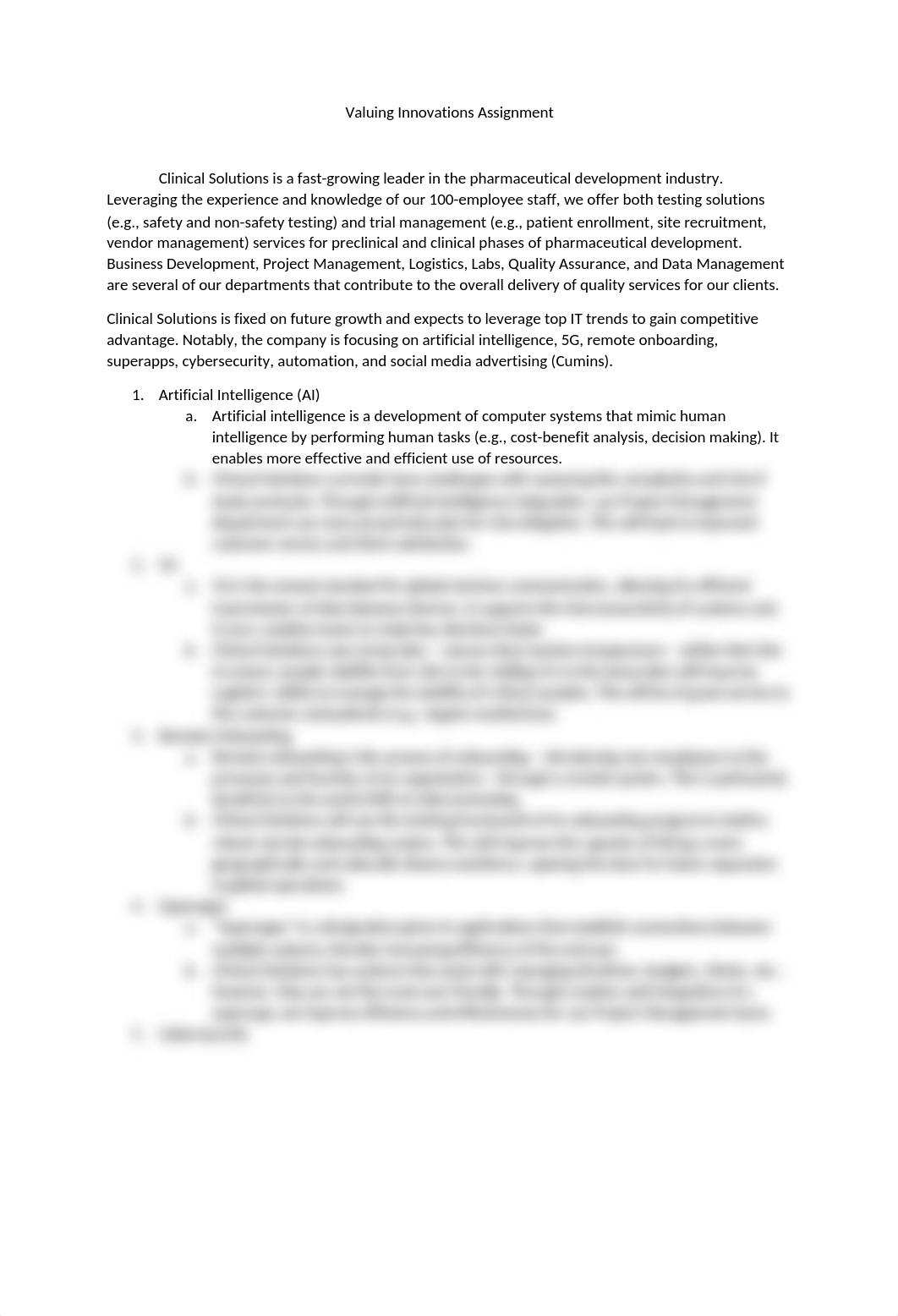 Valuing Innovations Assignment_Jonathan Nygaard.docx_d1r1v9pnffn_page1