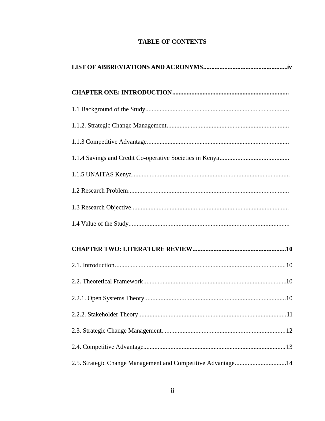 EFFECT OF THE STRATEGIC CHANGE MANAGEMENT ON COMPETITIVE ADVANTAGE_d1ra1tiy4s1_page2