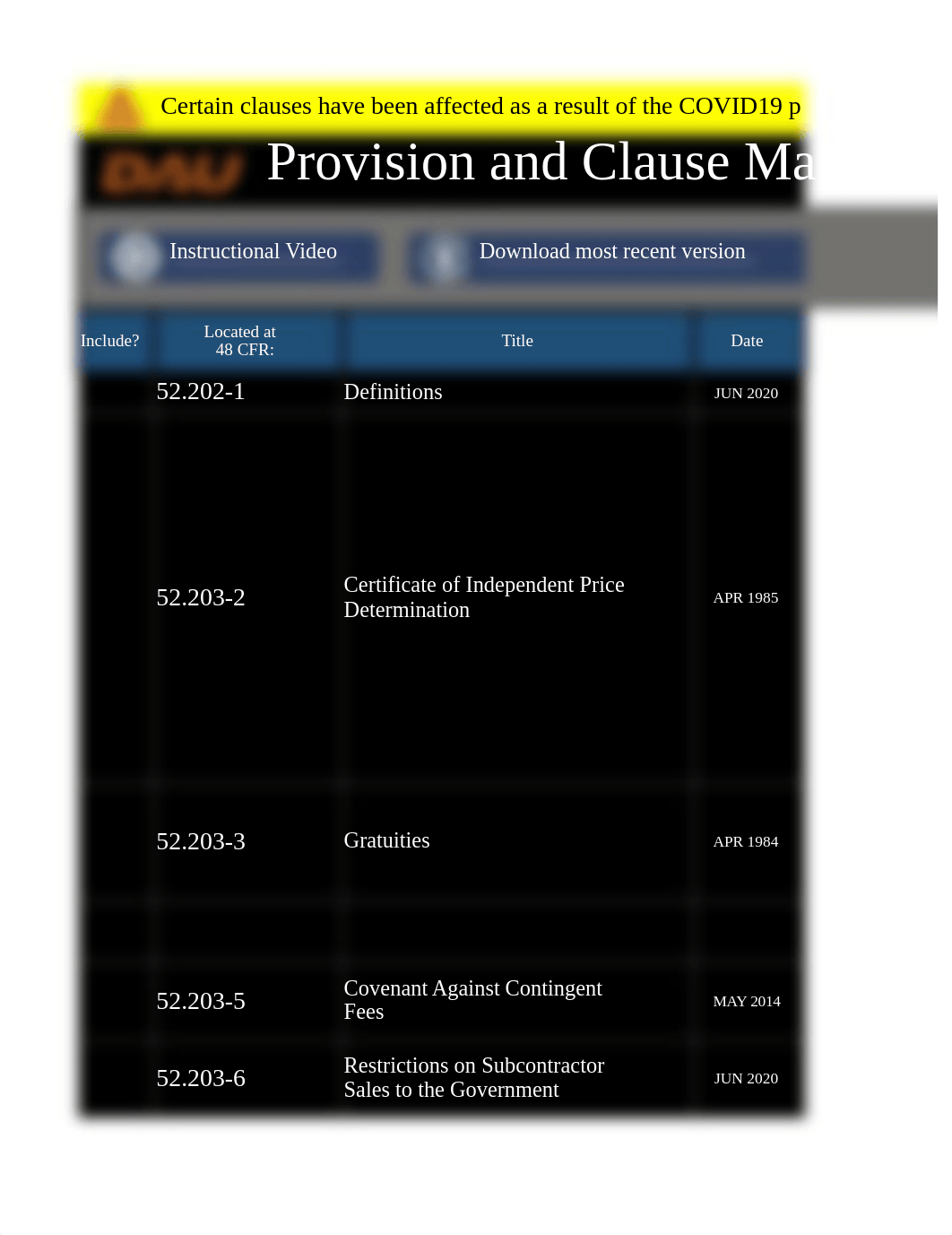 Provision and Clause Matrix (20210405).xlsx_d1rqarqshym_page1