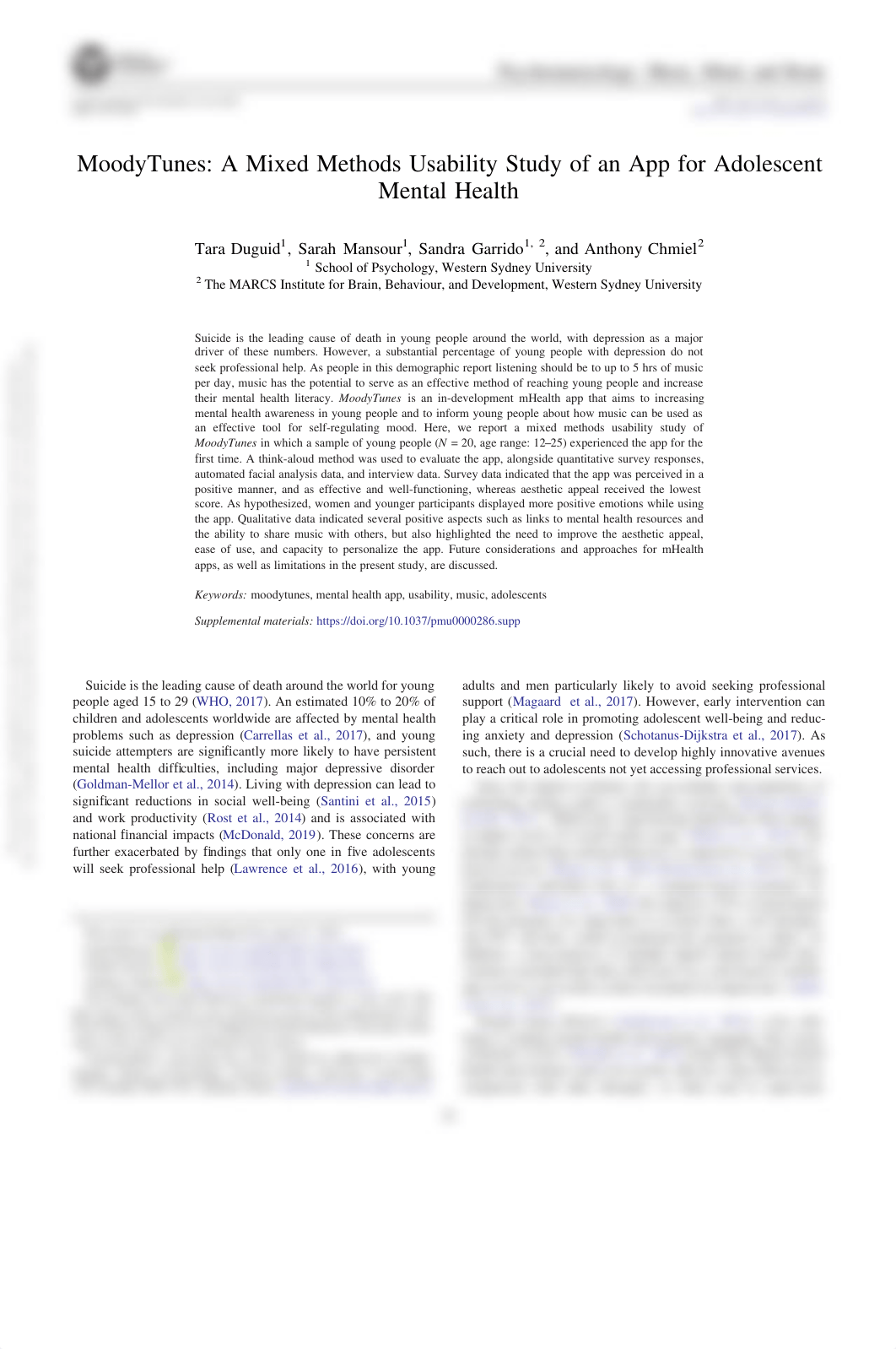 Moody Tunes-  A Mixed Methods Usability Study of an App for Adolescent Mental Health .pdf_d1rqi71q3wv_page1