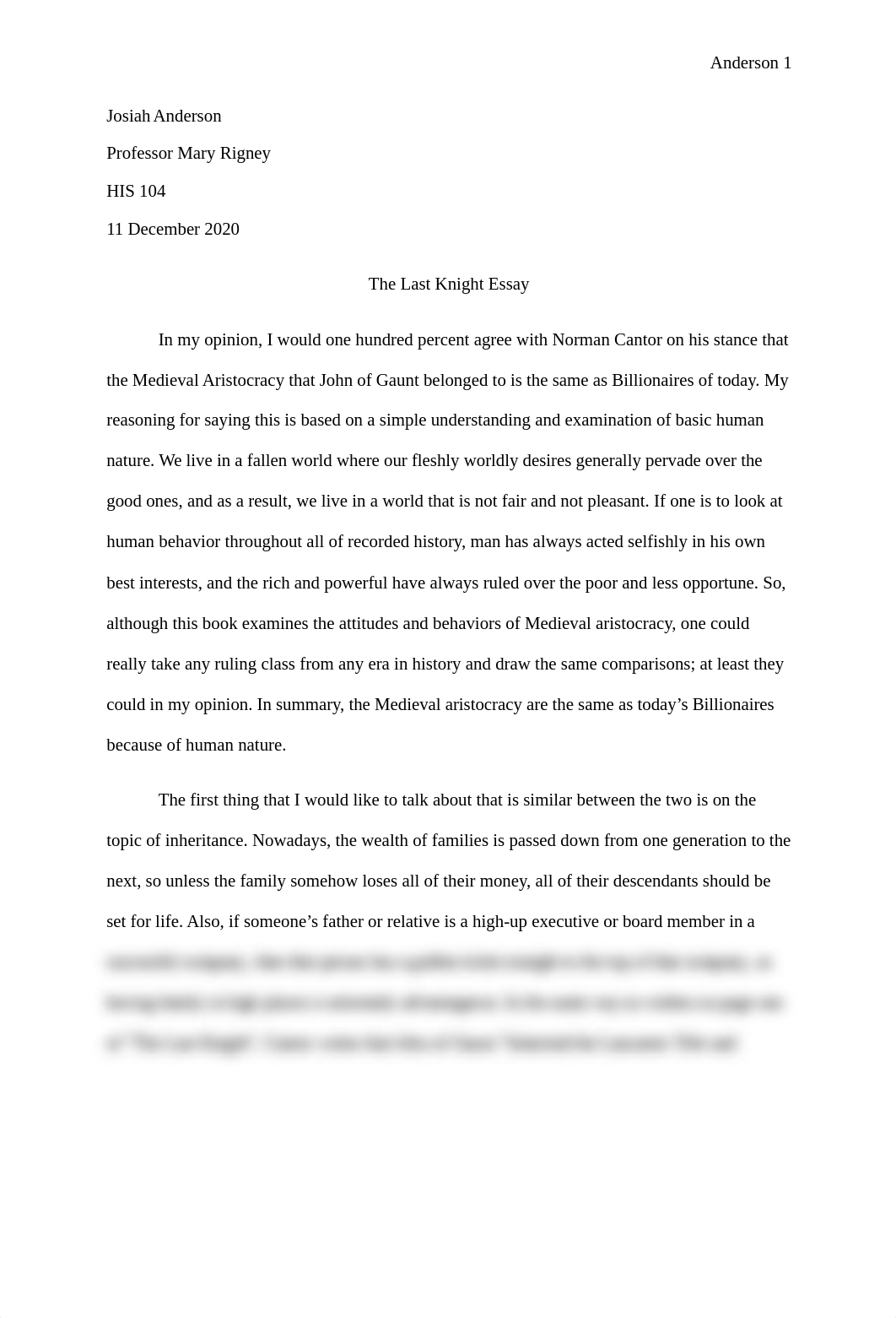 The Last Knight Essay.docx_d1s3yq1b1f0_page1