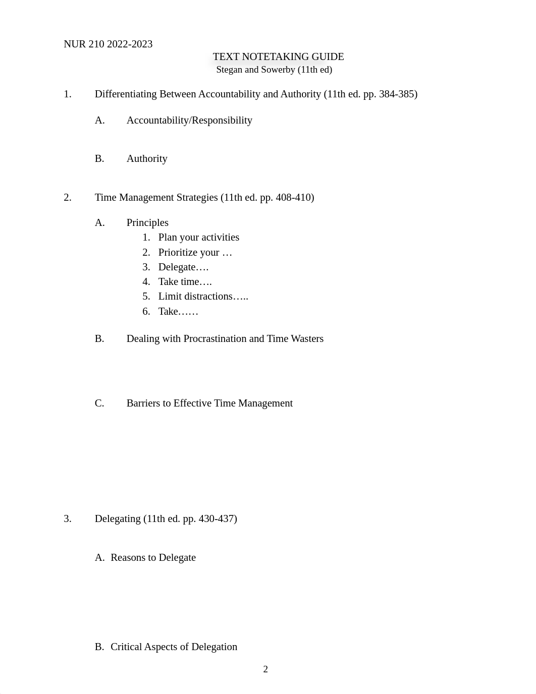 Part 2 Leadership module- Delegation, Assignment, Prioritization 2022-2023.docx_d1s4idw3kon_page2