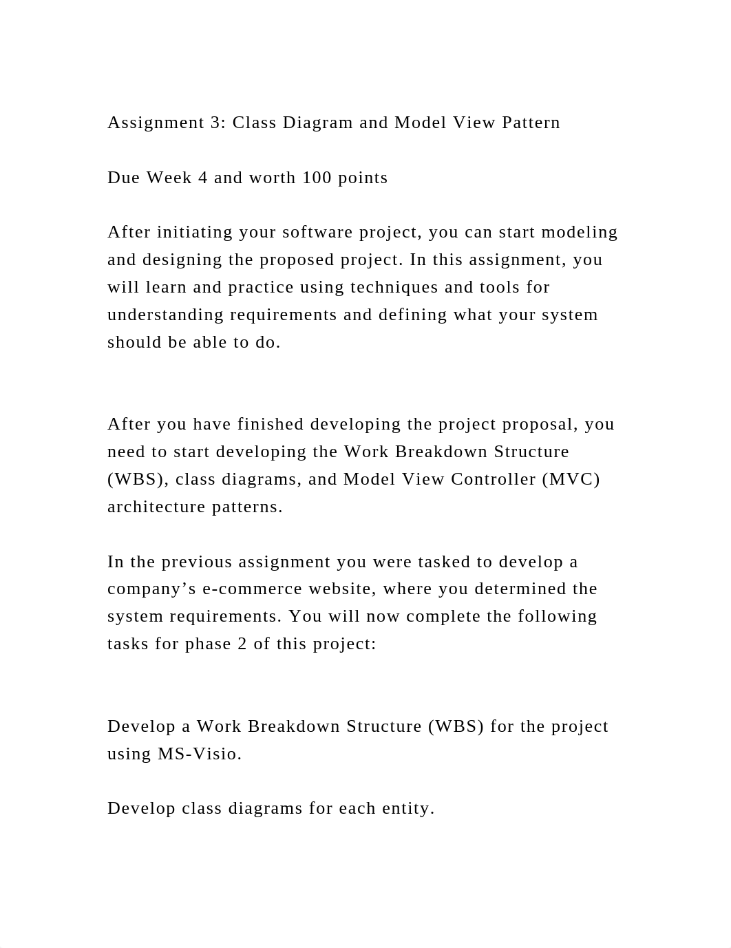 Assignment 3 Class Diagram and Model View PatternDue Week 4 and.docx_d1s721erfcv_page2