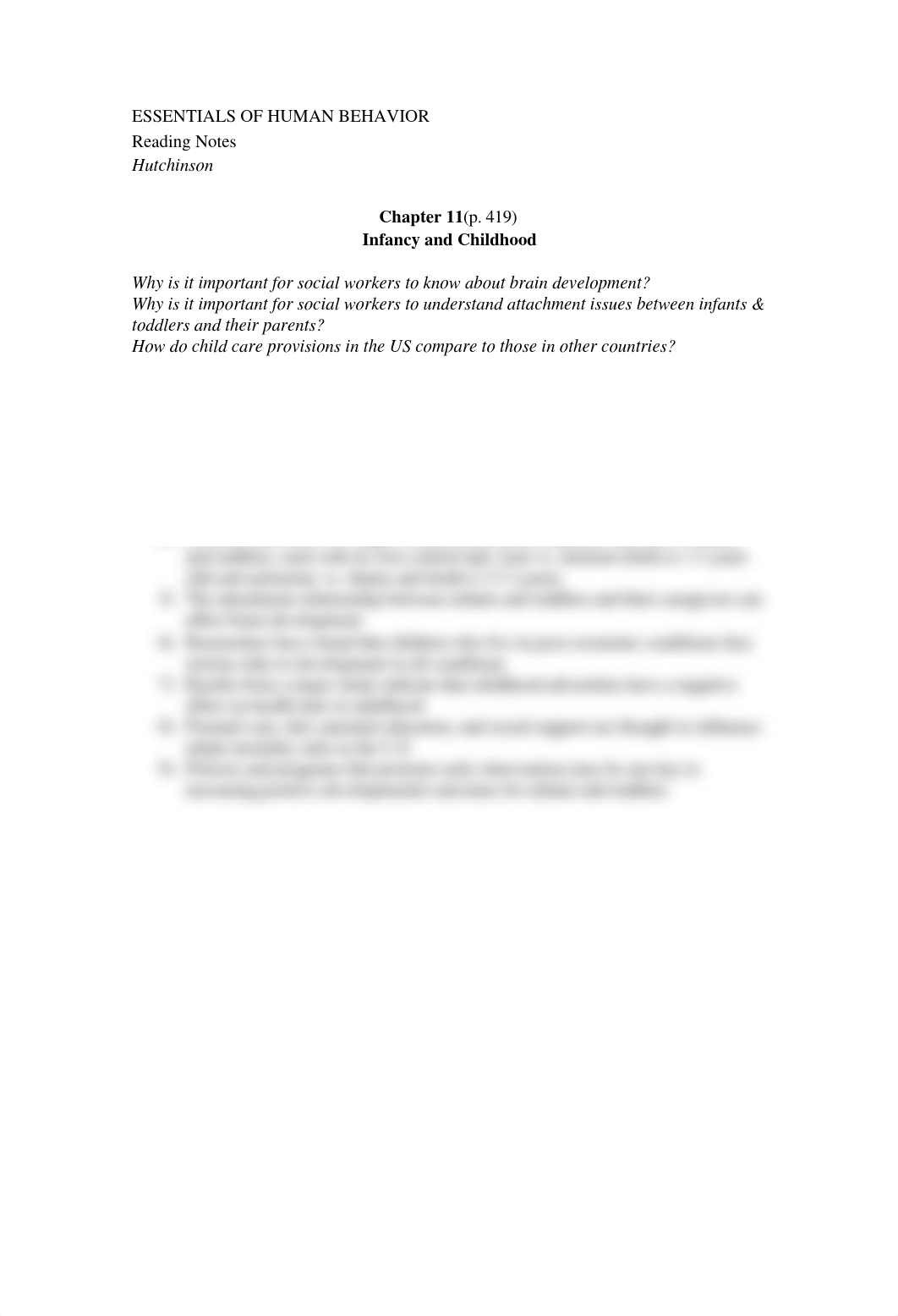 Essentials of Human Behavior (Hutchinson) Reading Notes-Chapter 11_d1s9vhc0fzg_page1