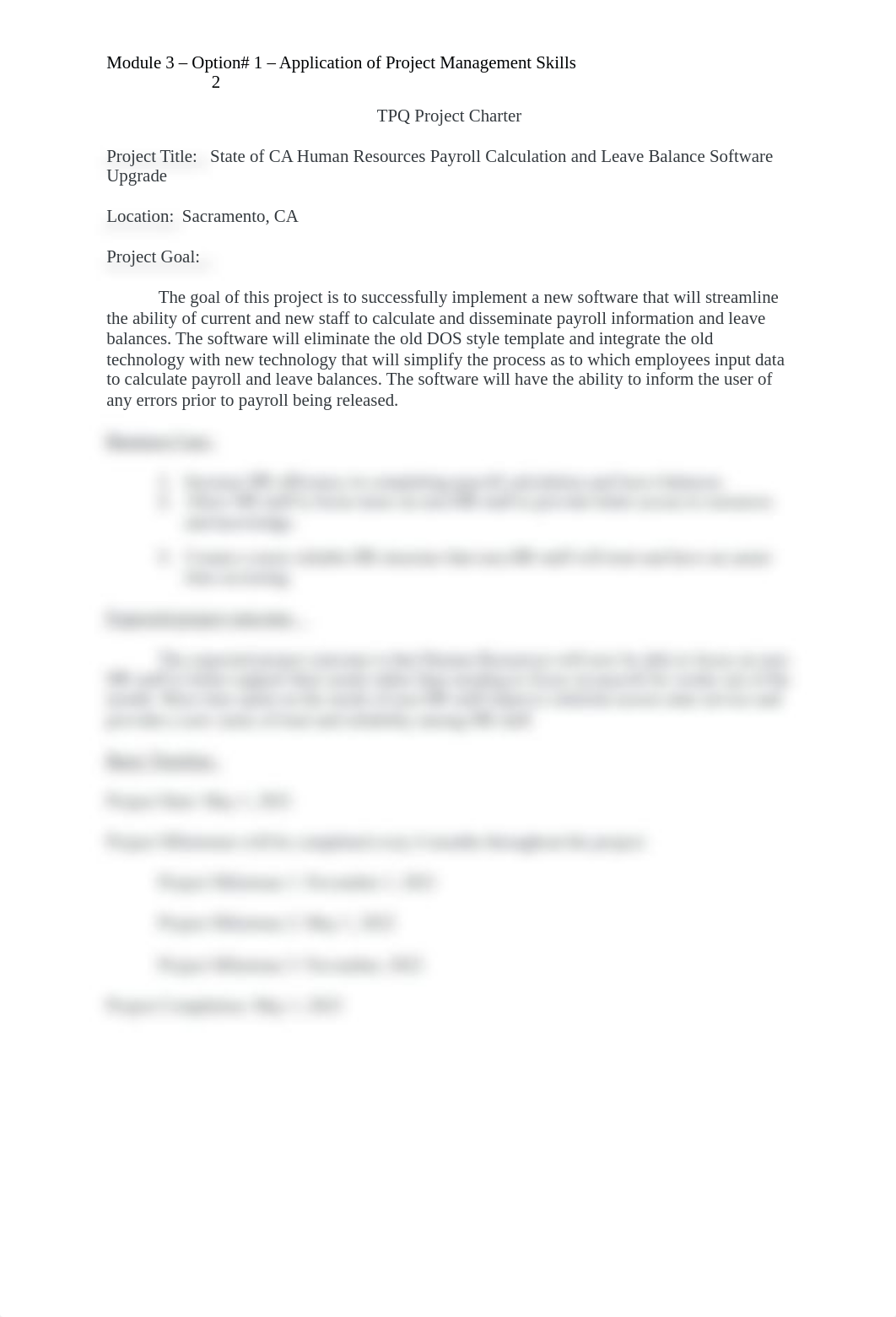 Jason Quinn - ITS400 Module 3 - Option 1 MS- Application of Project Management Skills.doc_d1sazrpnnh8_page2