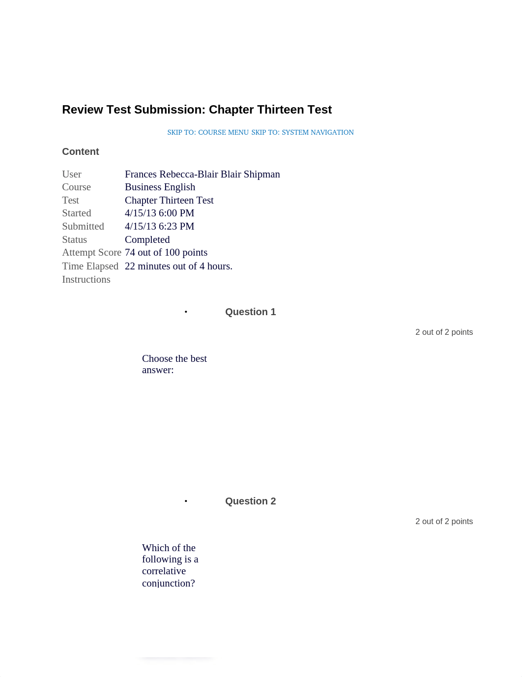 Review Test Submission13_d1sspff8fla_page1