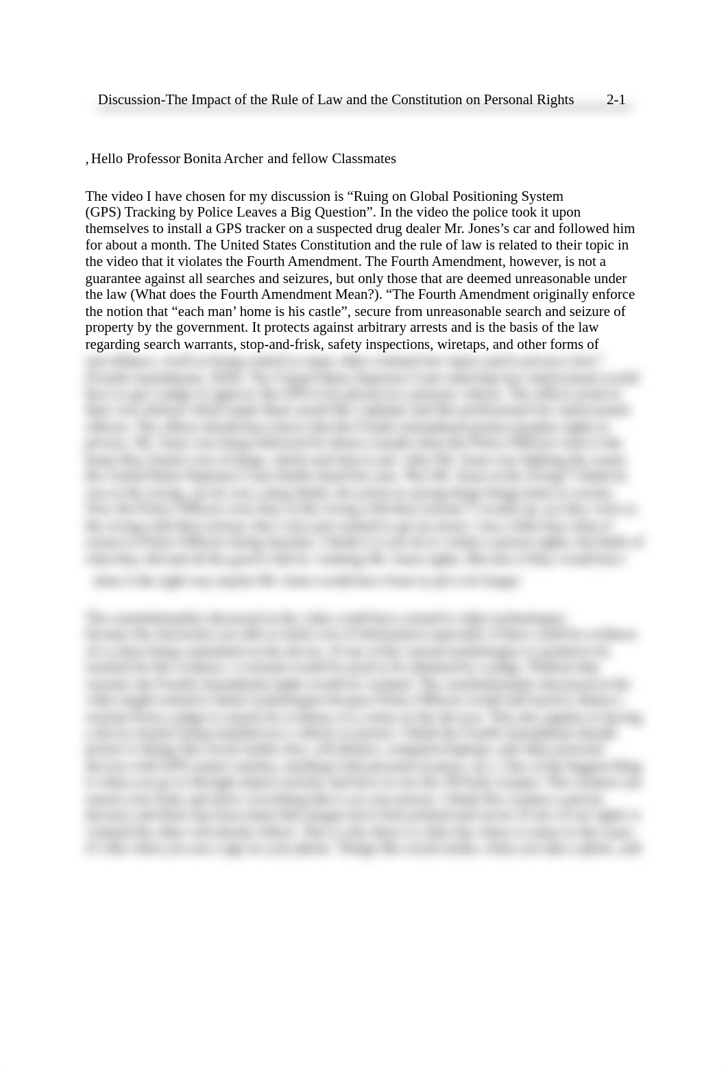 2-1 Discussion-The Impact of the Rule of Law and the Constitution on Personal Rights.docx_d1t1ybmz9t5_page1