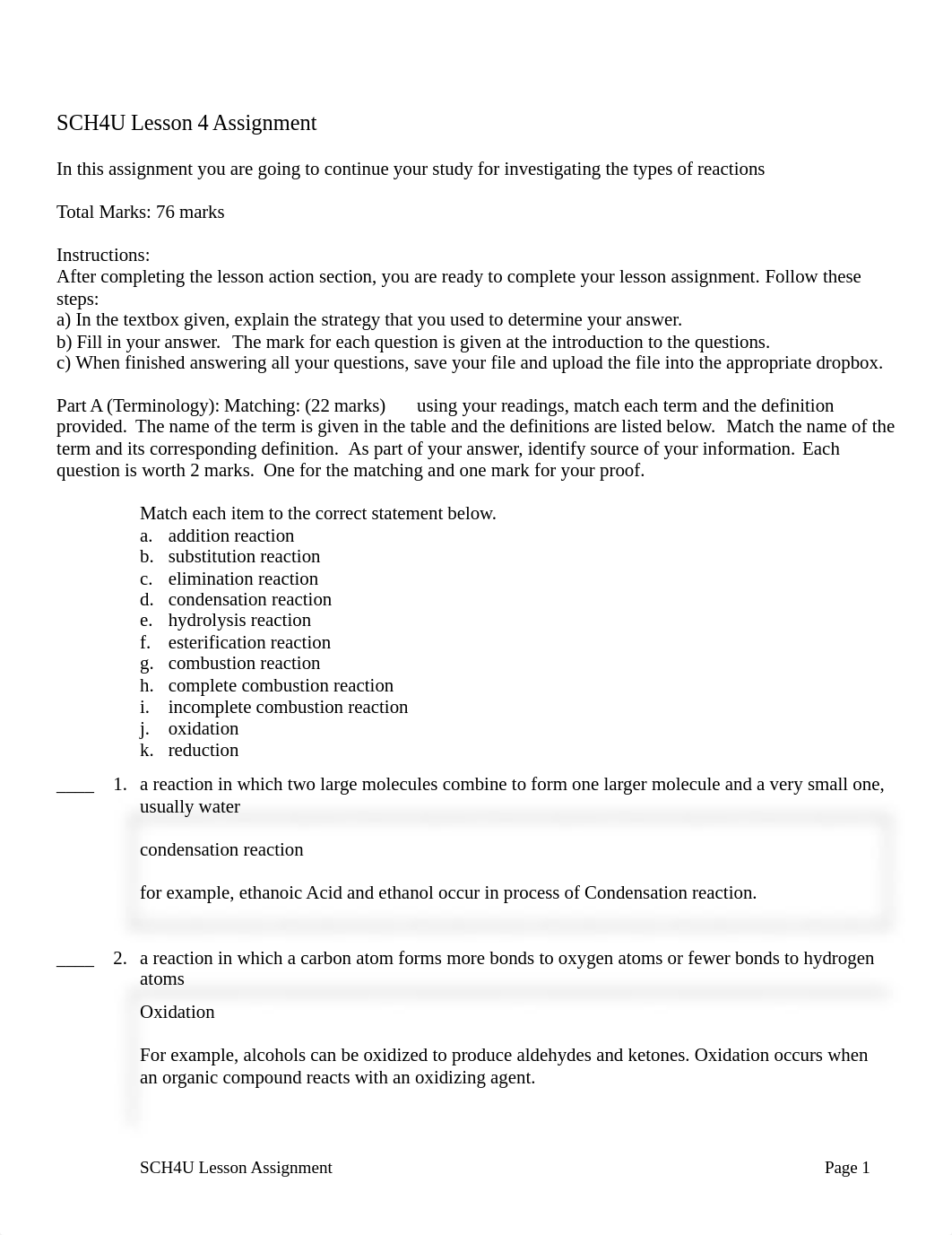 SCH4U Lesson 4 Assignment (docx)  with solutions (1).docx_d1tfwp58ypn_page1