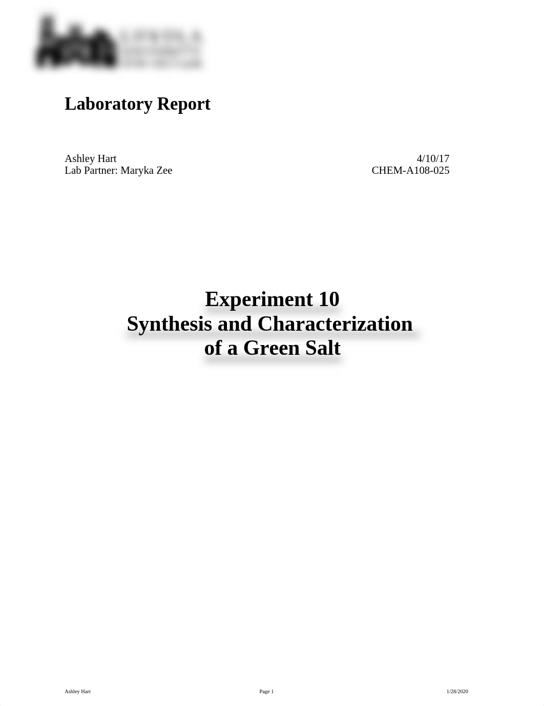 Green Salt Synthesis:Characterization Lab Report.docx_d1ti46r6l26_page1