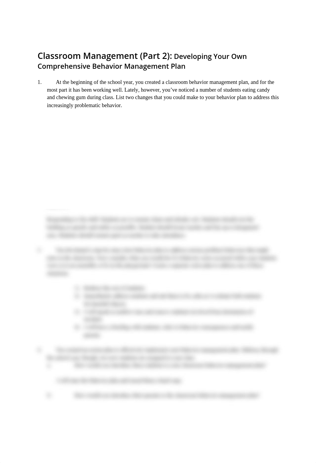 Classroom Management Part 2 Developing Your Own Comprehensive Behavior Management Plan .docx_d1troapsxxr_page1