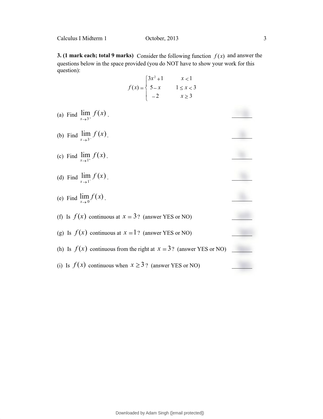 MATH 1010U__Calculus I__Exam 2013, Questions And Answers - Midterm 1.pdf_d1tugjeguki_page2