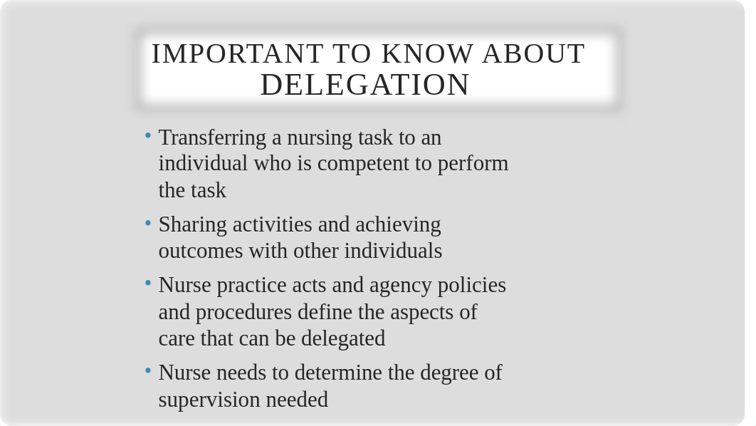 Learning Plan Two - National Guidelines for Nursing Delegation NCLEX Questions and Answers(1).pptx_d1uaqbukg7h_page2