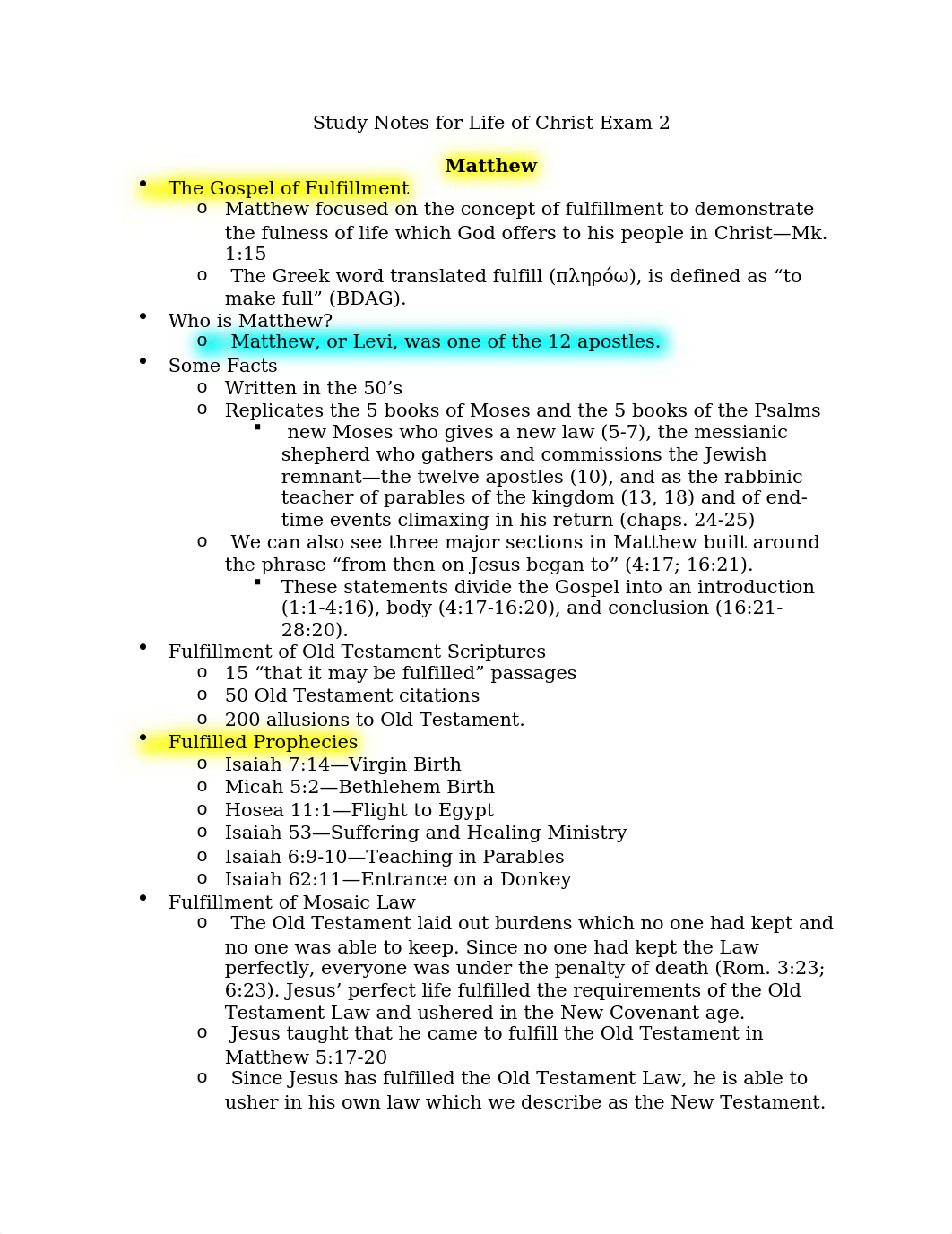 Study Notes for Life of Christ Exam 2.docx_d1ug62wyav7_page1