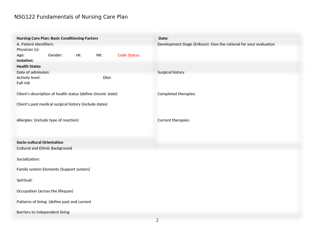 NSG122 Full Care Plan Final Fall 2022.docx_d1ul0cup4un_page2