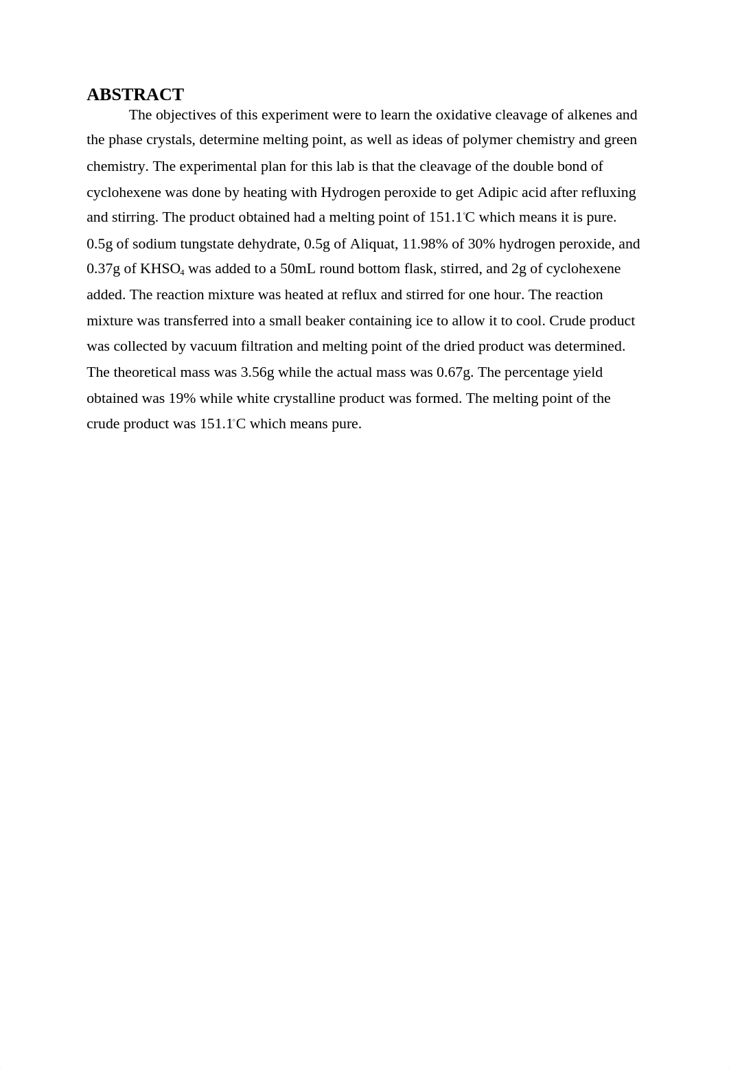 SYNTHESIS AND RE-CRYSTALIZATION OF ADIPIC ACID_d1uskzop7rn_page2