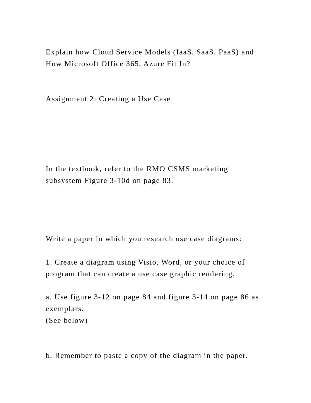 Explain how Cloud Service Models (IaaS, SaaS, PaaS) and How Microsof.docx_d1uydyvub10_page2