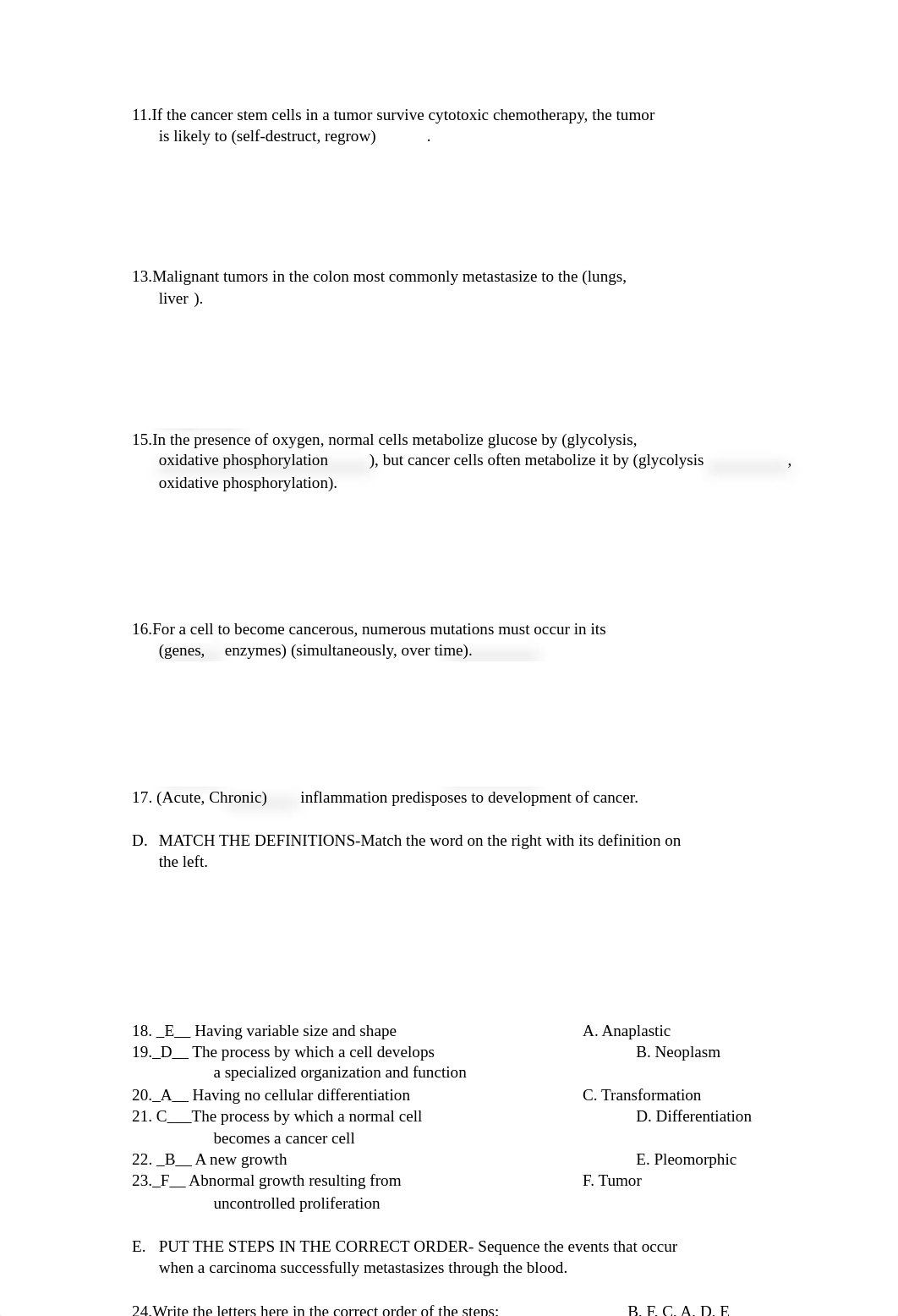 BIO412-Worksheet - Cancer - Answer Key.pdf_d1w2slje0wm_page2