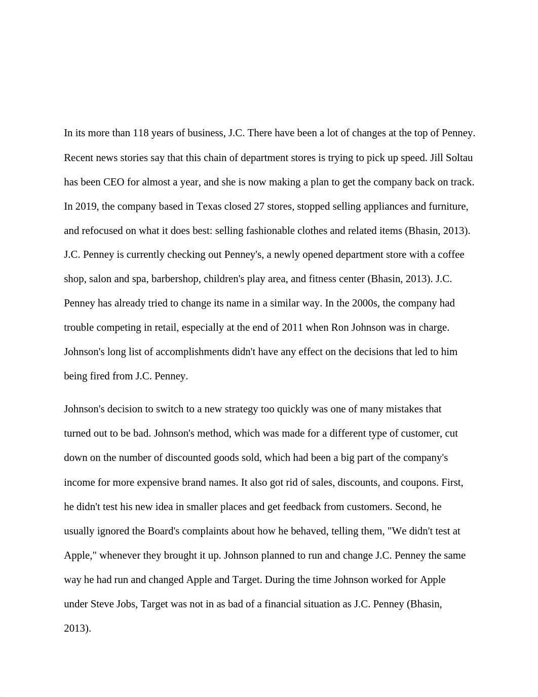 Ron Johnson and JC Penney Leadership Case Analysis41444.docx_d1wbzocpsfv_page2