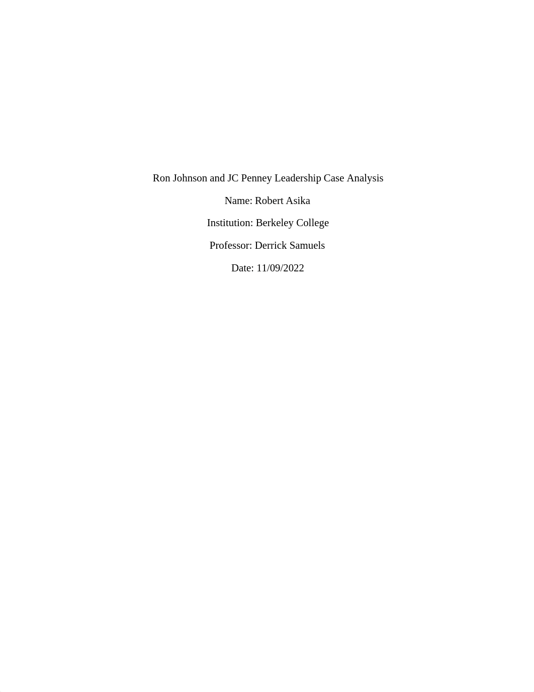 Ron Johnson and JC Penney Leadership Case Analysis41444.docx_d1wbzocpsfv_page1