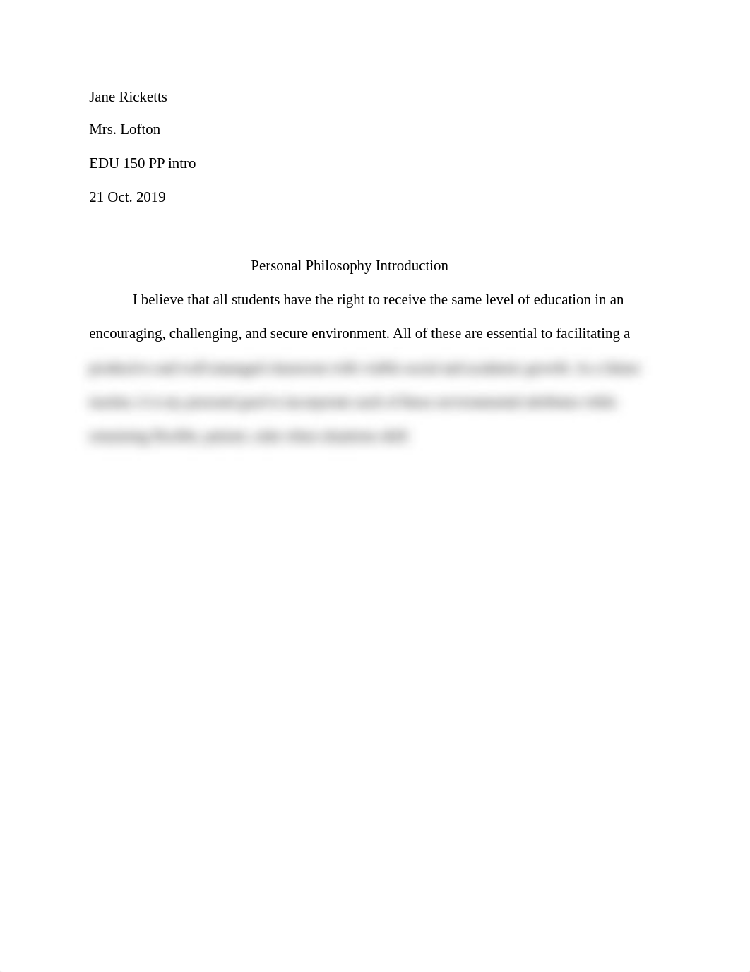 Personal Philosophy Intro EDU150.docx_d1wdk5wb19e_page1