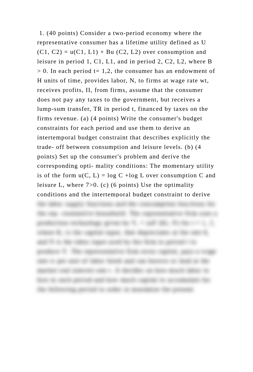 1. (40 points) Consider a two-period economy where the representative.docx_d1wi6x64f71_page2