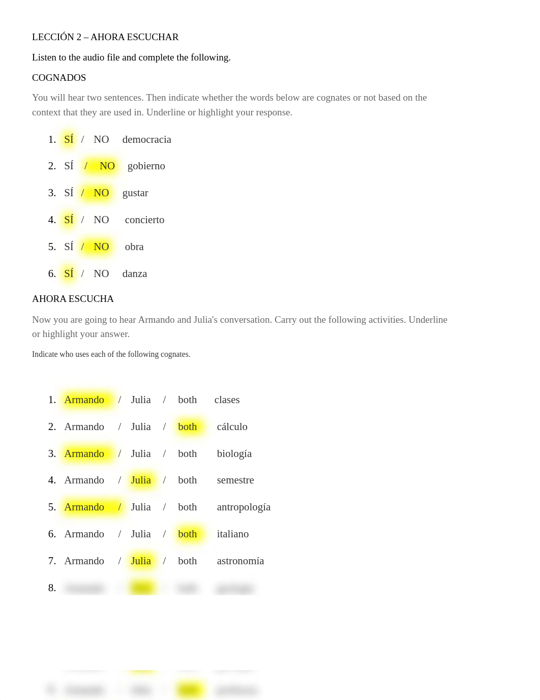 Leccion 2 - Ahora escuchar - Tarea - Spa101.docx_d1xbu66eswl_page1