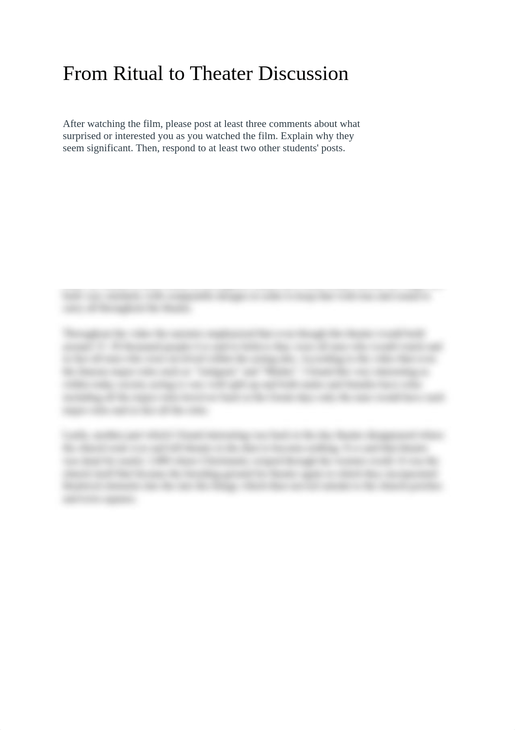 From Ritual to Theater Discussion.docx_d1xfpdwnm0i_page1