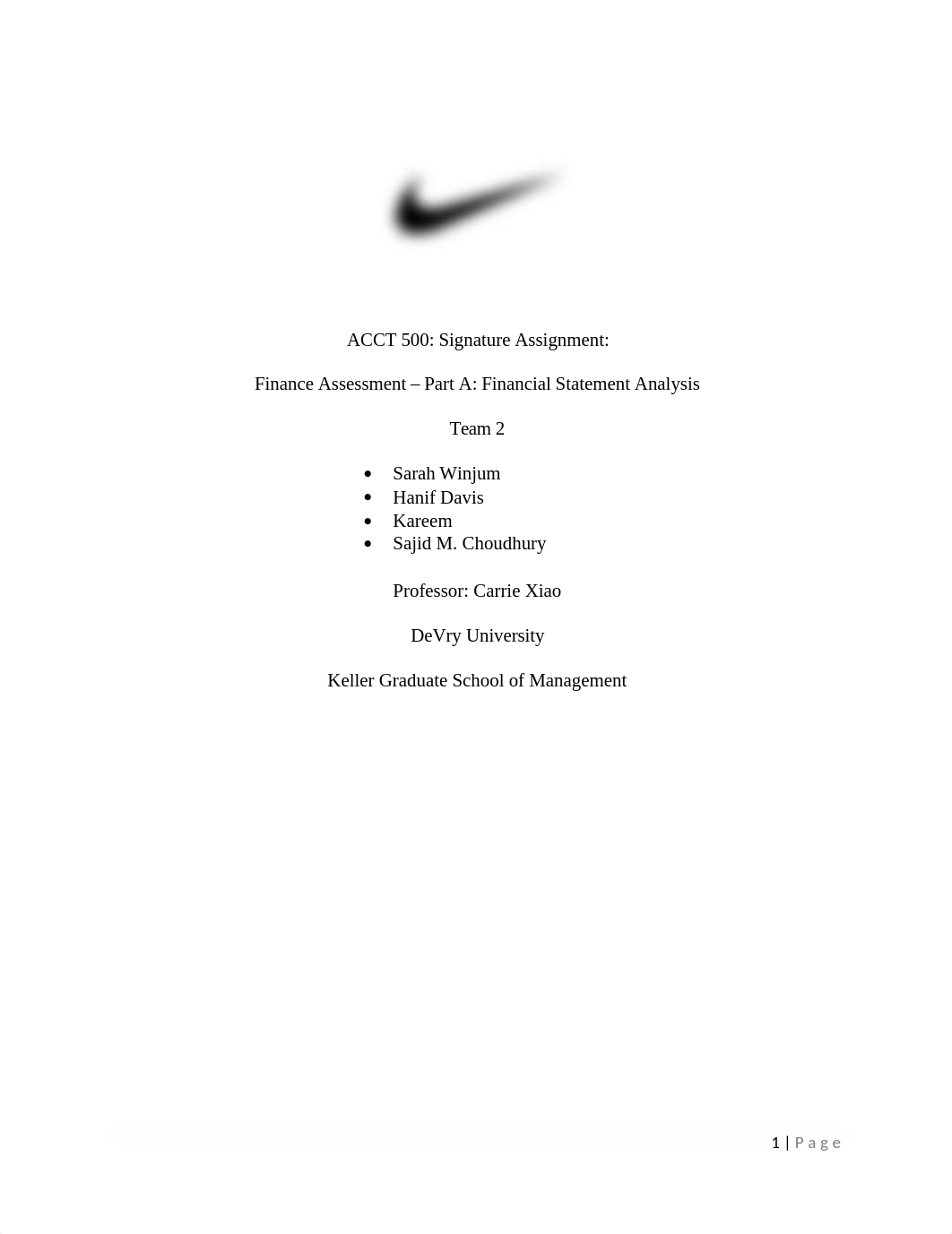 Nike Group Analysis.docx_d1xk6xnxjuj_page1