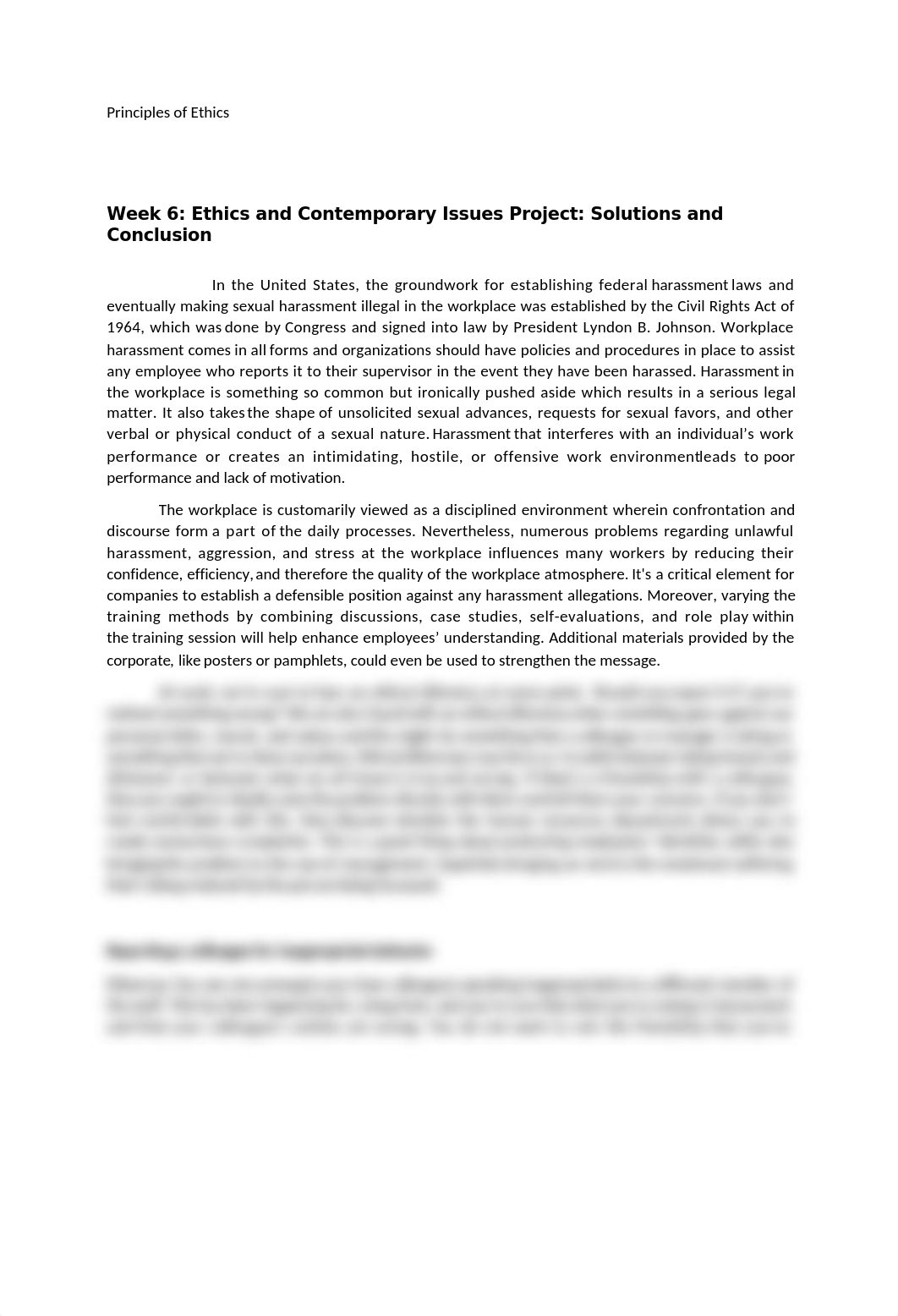 Week 6 Ethics and Contemporary Issues Project Solutions and Conclusion.docx_d1xy76zp8cm_page1