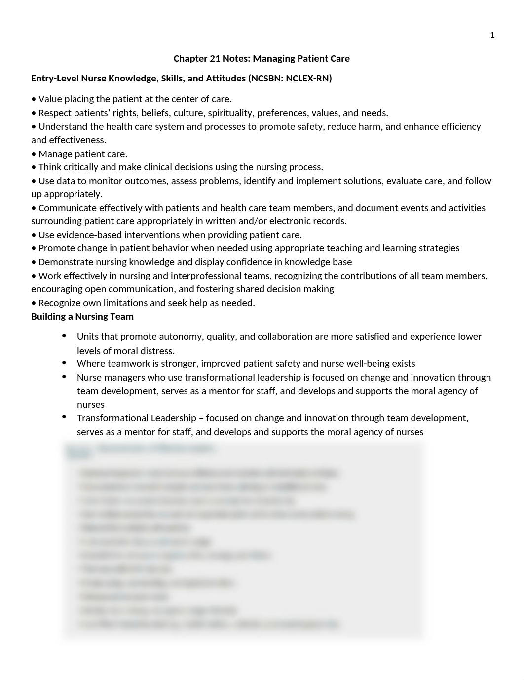 Chapter 21 Notes Managing Patient Care.docx_d1ygsbafjwk_page1