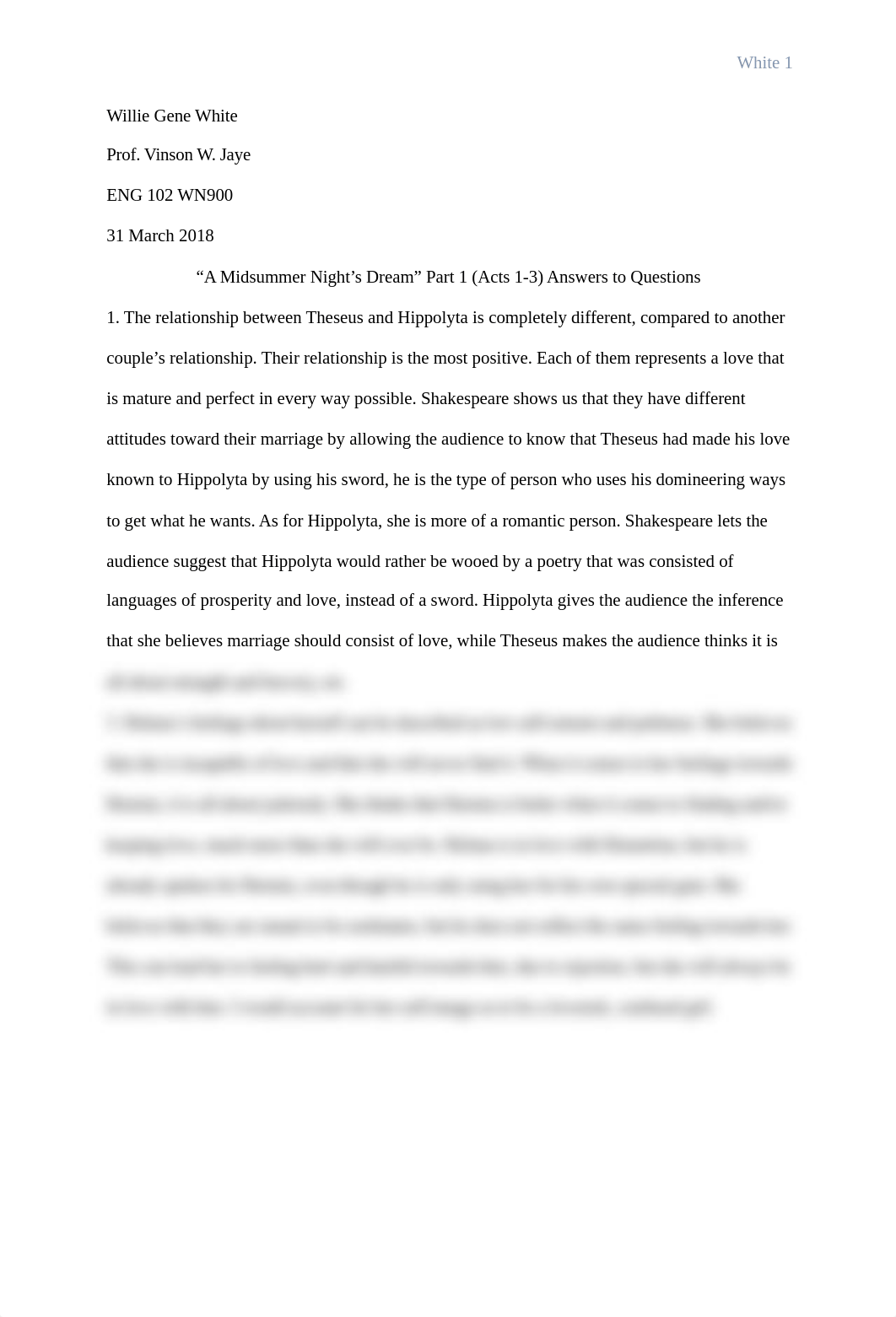 "A Midsummer Night's Dream Part 1 (Acts 1-3) Answers to Questions.docx_d1ysp4tc536_page1