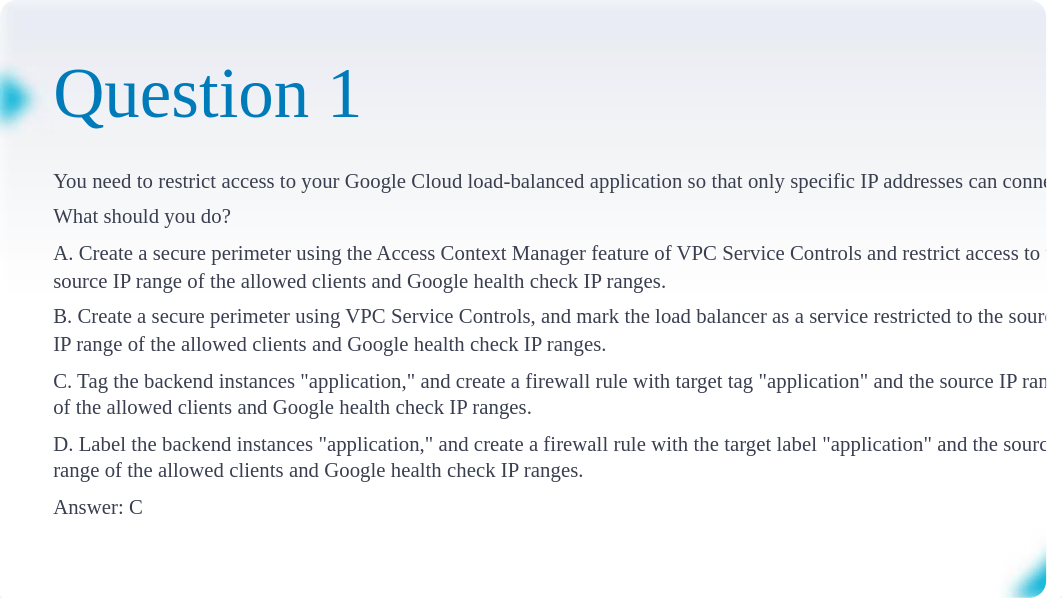 Google Professional Cloud Network Engineer Dumps.pdf_d1z94b45opq_page2